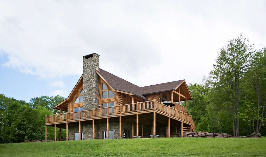 Lee Log Home Beaver Mountain Log & Cedar Homes