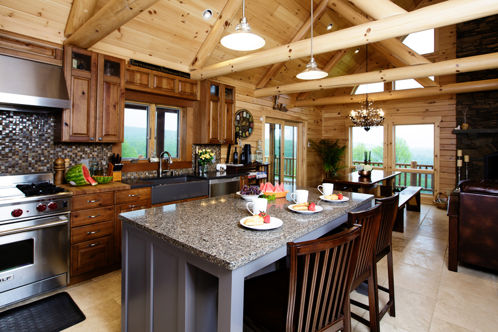 Lee Log Home Beaver Mountain Log Cedar Homes